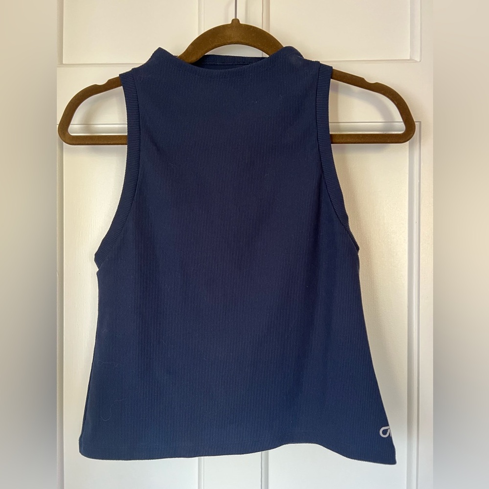 GAP Breath Ribbed Mock-neck tank top Petite Medium
